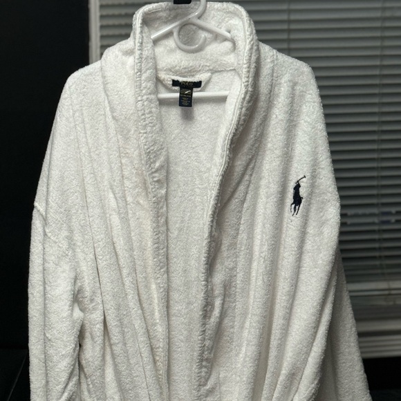 Ralph Lauren Big Pony Cotton Terry Robe - Picture 6 of 6